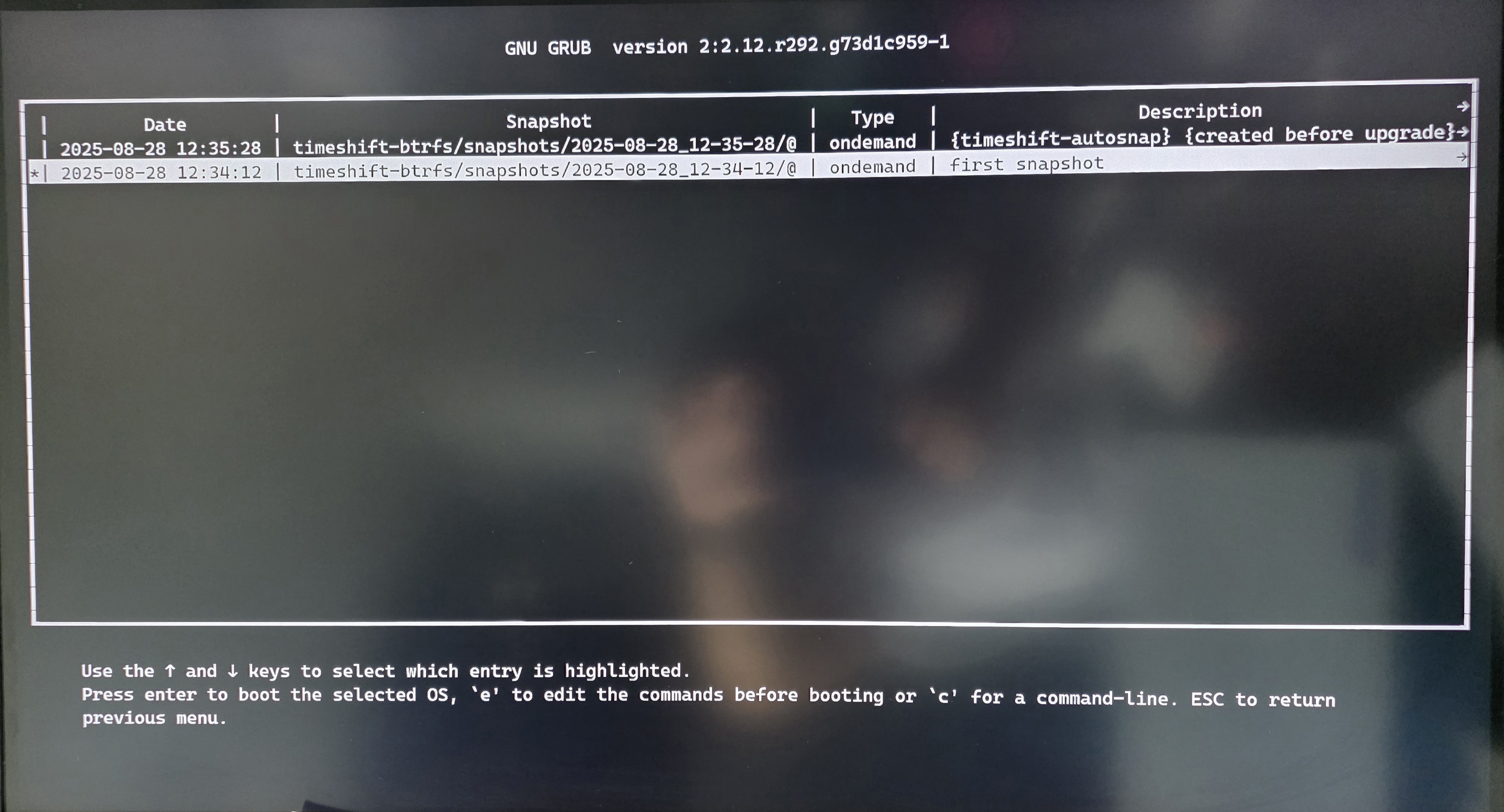 Grub Font