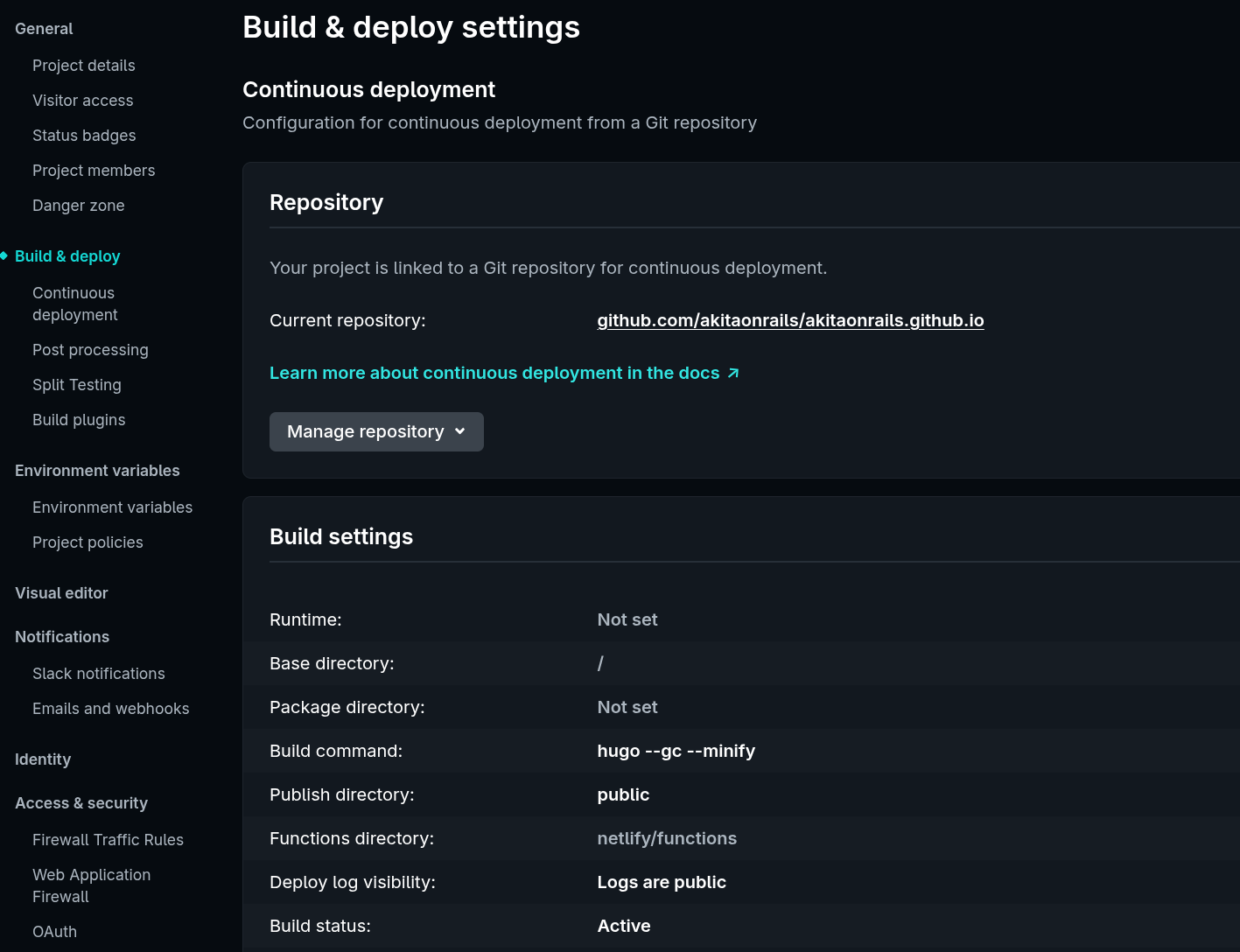 netlify deploy