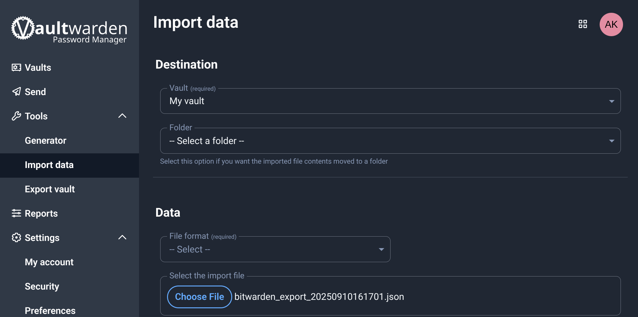 Import