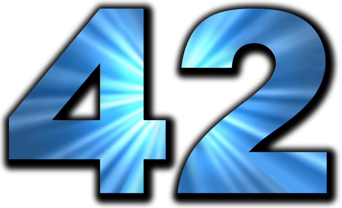 A Resposta pra Vida, o Universo e Tudo Mais, segundo o supercomputador Pensador Profundo do Guia do Mochileiro das Galáxias: 42