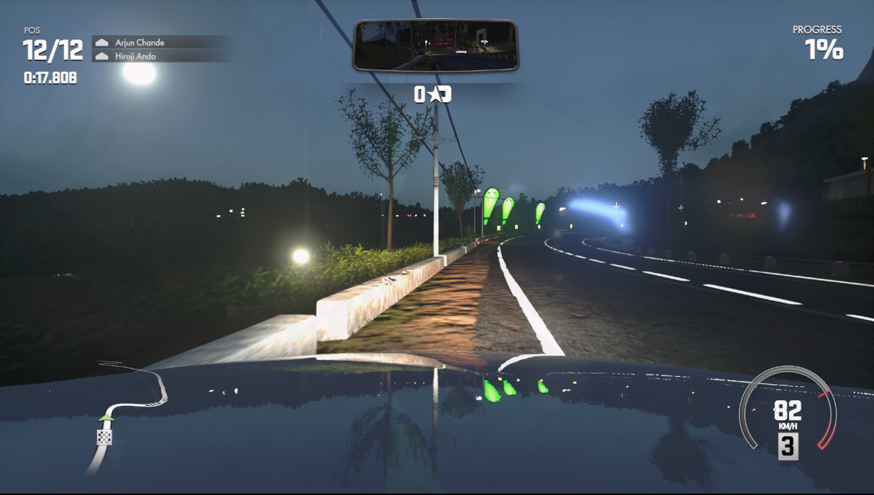 Luzes da pista explodindo após ×10 boost