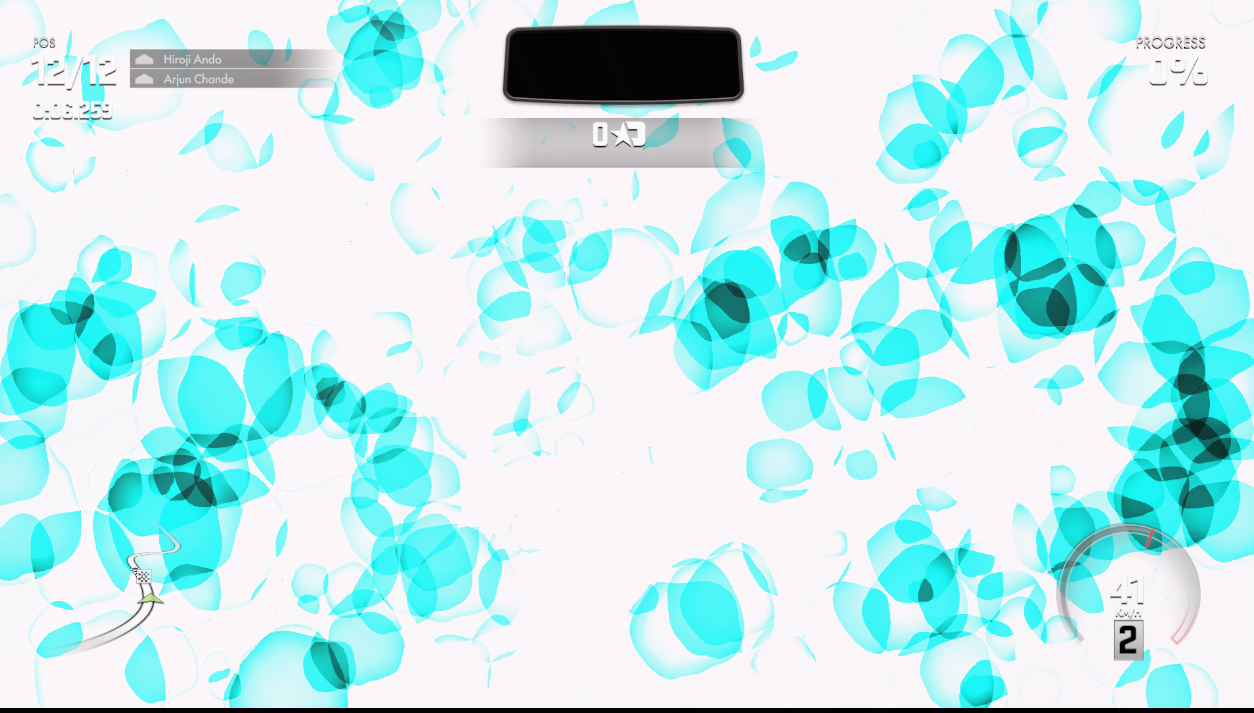 Reflections blown white