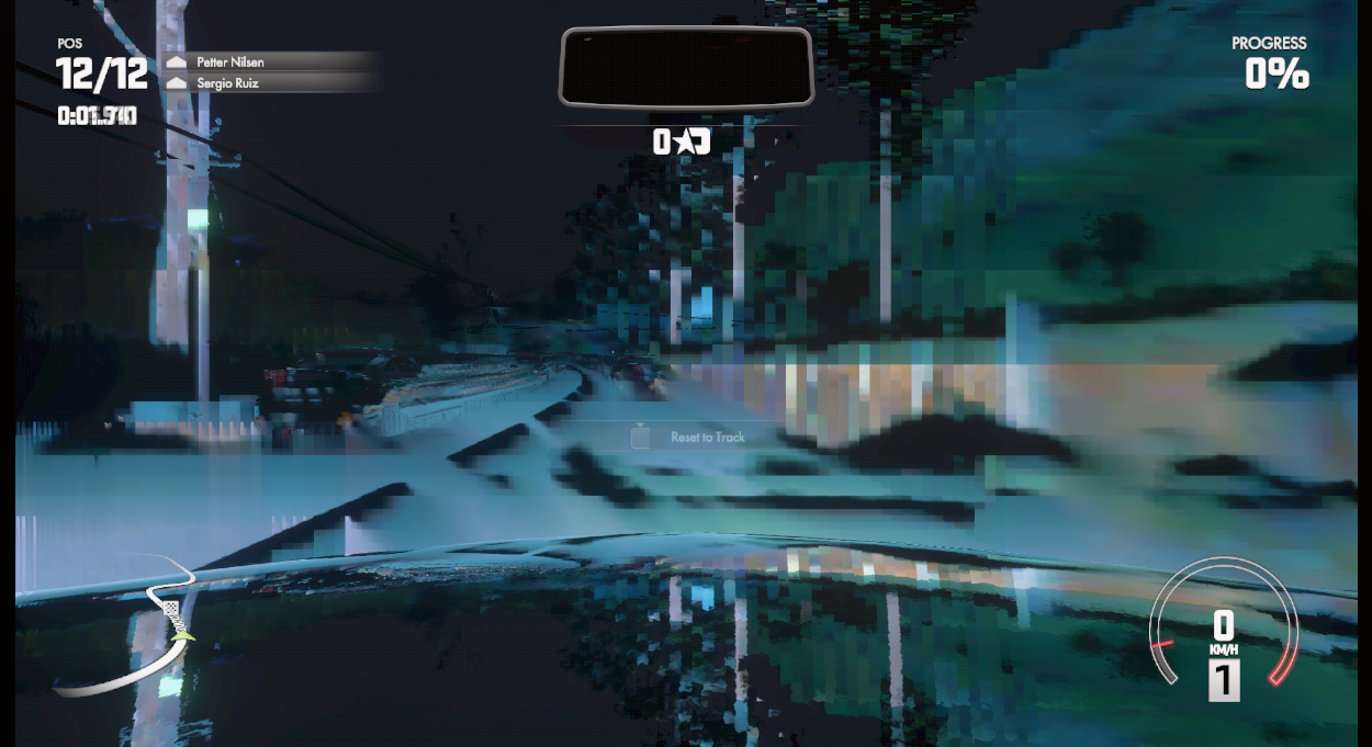 Temporal ghosting depois do skip