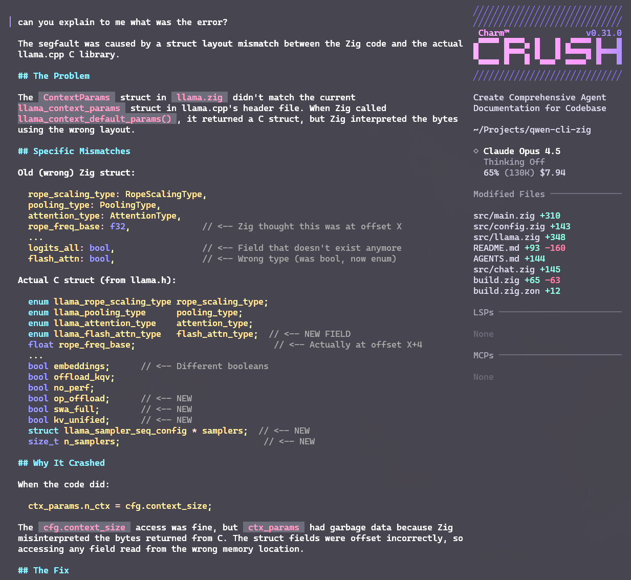 crush explanation of the crash