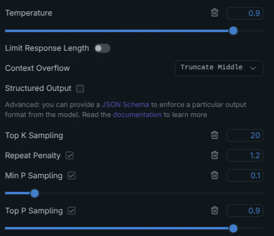 lm studio parameters