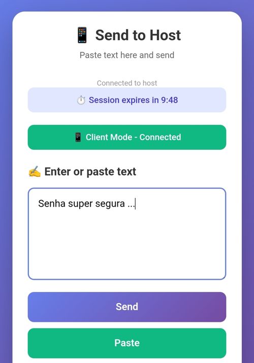 tvclipboard client screen