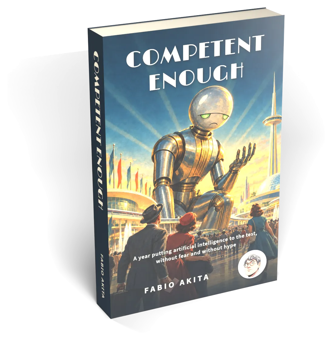Competent Enough, the book, in 3D