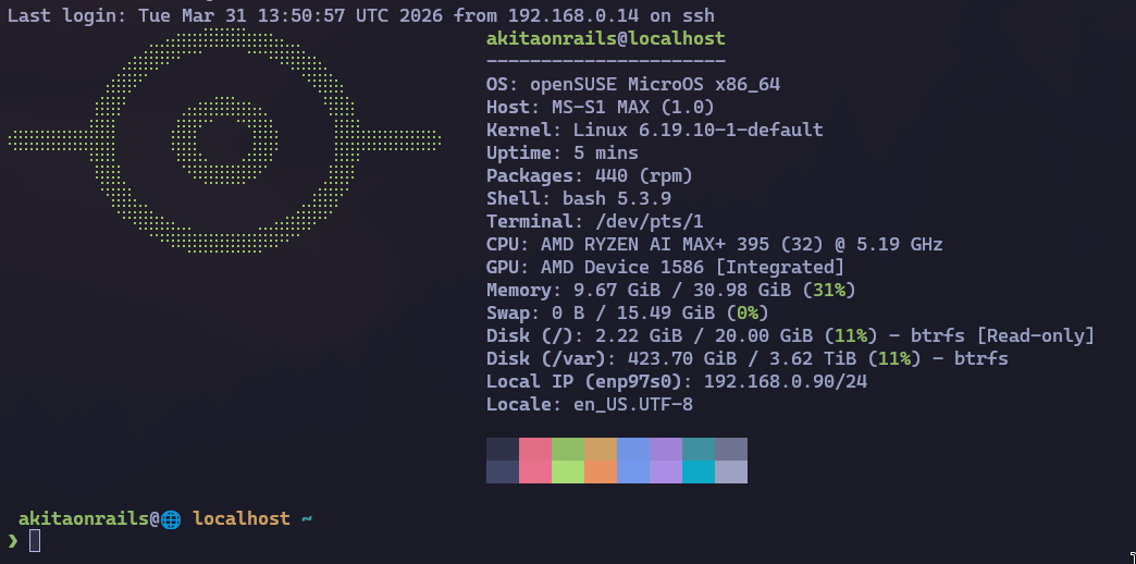 fastfetch do Minisforum